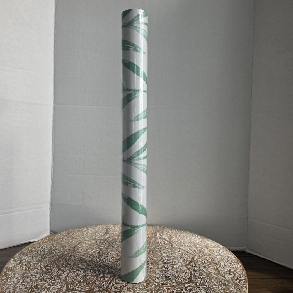 Wudnaye Green Leaf Wallpaper Peel and Stick Wallpaper Floral Wallpaper 17.7Inch